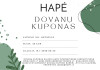 DOVANŲ KUPONAS 