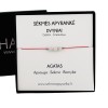 Sėkmės apyrankė DVYNIAMS • Agatas • Raudonas siūlas Sėkmės apyrankė DVYNIAMS • Agatas • Raudonas siūlas