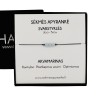 Sėkmės apyrankė SVARSTYKLĖMS • Akvamarinas • Juodas siūlas Sėkmės apyrankė SVARSTYKLĖMS • Akvamarinas • Juodas siūlas