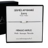 Sėkmės apyrankė ŽUVIMS • Mėnulio akmuo • Juodas siūlas