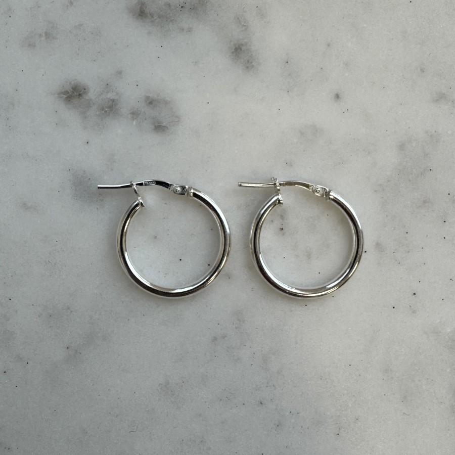 Sidabriniai auskarai pilnos RINKUTĖS